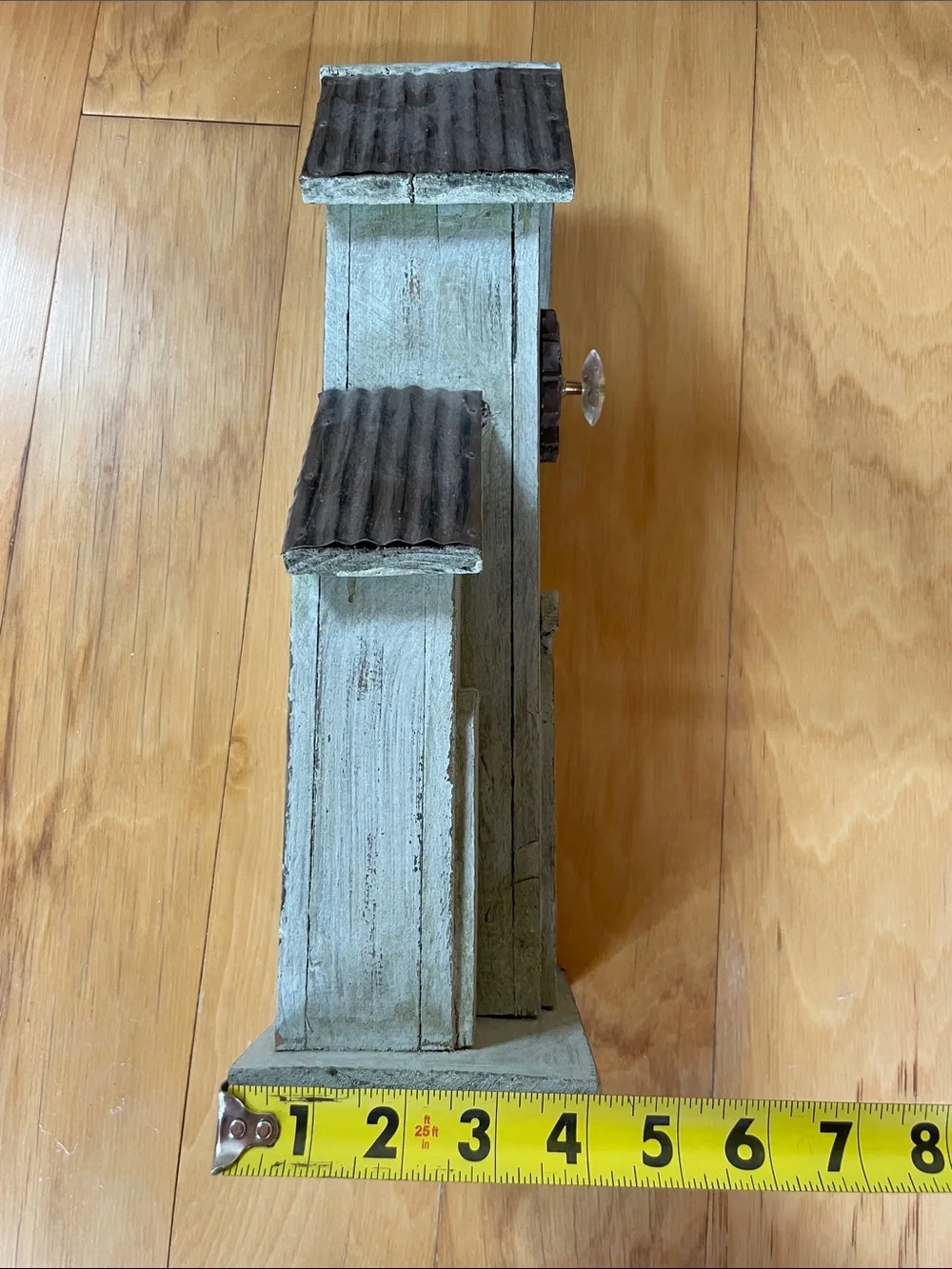 Rustic Green Decorative Wooden Birdhouse